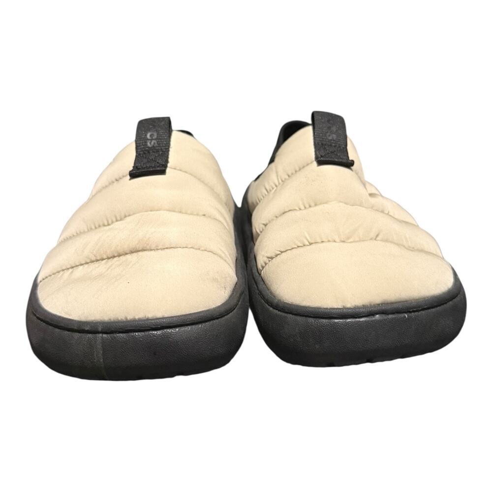 Crocs Classic Puff Moc Slippers Mens 10 Wmns 12 Moth Fleece Lined Casual Comfort - Picture 3 of 9